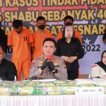 3 Tersangka Diamankan, Peredaran 40 Kg Sabu Digagalkan Tim Kepolisian Gabungan