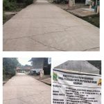 Belum Di Ketahui Apa Penyebab Retaknya Hasil Pengecoran Jalan Rabat Beton Ini