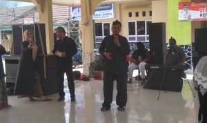 H. Ato Kades Jatimulya Gelar Acara Hari Ulang Tahun Karawang Yang Ke 389 Tahun Di Halaman Kantor Desa