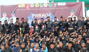 Semarak Hari Jadi Kabupaten Karawang Ke 389 Dengan Kreasi Gelaran Pencak Silat Di Lapangan Batujaya