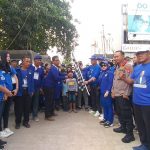 Puncak HUT 21 Tahun Partai Demokrat Gelar Acara Jalan Sehat Di Kabupaten Karawang