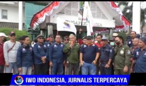 DPP Dan DPD IWO INDONESIA Se Jawa Barat Gelar Aksi Solidaritas Kasus Penganiyaan Terhadap Wartawan Tuntut Bupati Karawang Pecat Oknum ASN