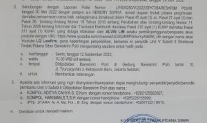 Alvin Lim: Maaf Kapolri Dan Kabareskrim, Harus Lebih Tegas Dan Berani Copot Oknum POLRI. Penjahat Sedang Mempertontonkan, Bagaimana Oknum POLRI Mampu Dibayar Untuk Melanggar Hukum.