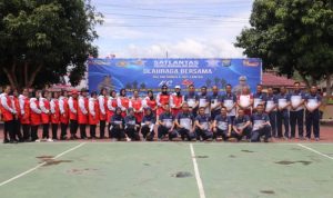 Meriahkan HUT ke-67 Lantas, Polres Madina Gelar Olahraga Bersama