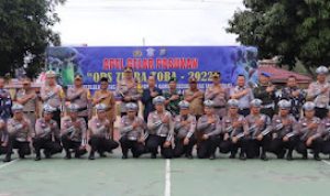Polres Madina Laksanakan Apel Gelar Pasukan Operasi Zebra Toba Tahun 2022