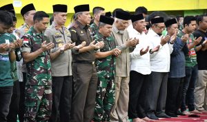 Pangdam I/BB Bersama Forkopimda Sumut Shalat Ghaib dan Doa Bersama Bagi Korban Tragedi Kanjuruhan