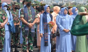 KASAU Didampingi Ketua Umum PIA Ardhya Garini Kunjungan Kerja Di Lanud, Kosek Dan Wingko Di Medan