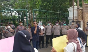 Dinilai Lemah Pengawasan GEMPAR Demo Dinkes Lebak