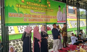 Kejari Gayo Lues Laksanakan Acara Maulid Nabi Muhammad SAW