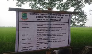 Penurpan Saluran Air Desa Kutaraja Di Apresiasi Warga Masyarakat Petani Padi Pemdes Dan Karangtaruna