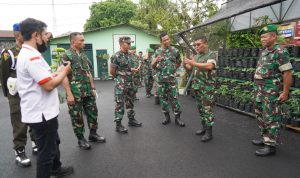 Bersama Wartawan, Danrem 064/MY Ajak Sukseskan Program Ketahanan Pangan