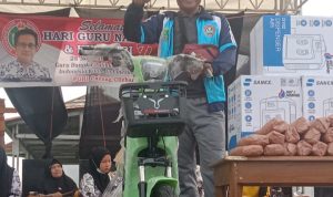 GEBYAR ACARA HARI ULANG TAHUN PGRI CABANG CILEBAR KE 77,