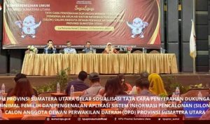 KPU Sumut Sosialisasi Pengenalan Aplikasi SILON