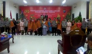 Keluarga Besar Polres Kota Tebing Tinggi Gelar Perayaan Natal Bersama