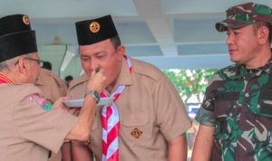 Kalapas Binjai Kanwil Kumham Sumut Hadiri Upacara Peringatan Hari Pramuka ke 61