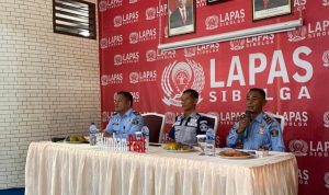 Kunjungi Lapas Sibolga, Divisi Administrasi Kanwil Kumham Sumut Sosialisasi Penyusunan SKP Sesuai Permenpan RB Nomor 6 Tahun 2022