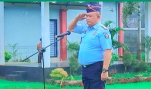 Apel Pagi, Theo Adrianus Tekankan Petugas Lapas Binjai Kanwil Kumham Sumut Utamakan Kualitas Bukan Kuantitas