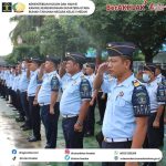 Kasi Pelayanan Rutan 1 Medan Pimpin Apel Cek Ricek