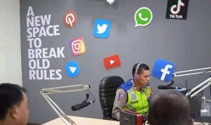 Satlantas Polresta Deli Serdang Sosialisasi Tertib Berlalu lintas Melalui Saluran Radio