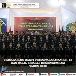 Upacara Hari Bakti Pemasyarakatan Ke- 59 Dan Halal Bihalal Kemenkumham Tahun 2023