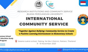 PGSD UBP Karawang Jajaki Kerjasama Dengan Universitas Di Thailand dan Malaysia