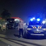 Personil Polsek Tirtajaya laksanakan Giat Patroli Prekat Strong Point’ (Kepung Karawang) di SPBU Tunggakjati Karawang