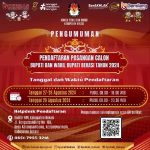 Komisi Pemilihan umum ( KPU ) Kabupaten Bekasi. Umumkan Tahapan Pendaftaran Cawabub, Calon Bupati dan wakil Bupati Pilkada Kabupaten Bekasi Tahun 2024