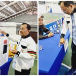 Diguyur Hujan, Ilyas Sitorus Tetap Antusias Gunakan Hak Pilih di TPS 3 Komplek Inalum Tg Gading