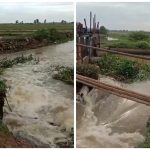 Curah Hujan Mulai Tinggi, Tanggul Pintu Air Janggot Karangsari Jebol!