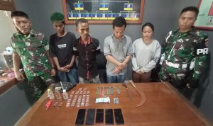 Kodim 1608/Bima Amankan 4 Orang Pada Operasi Tangkap Tangan Narkoba