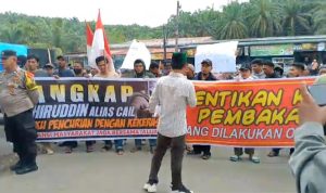 AliJaber Gelar Aksi Demo Ke Polres Labusel Menuntut Keadilan Hukum