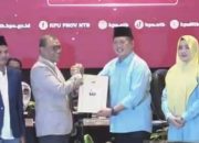 Iqbal-Dinda Ditetapkan Jadi Gubernur-Wagub Terpilih NTB periode 2025-2030 oleh KPU