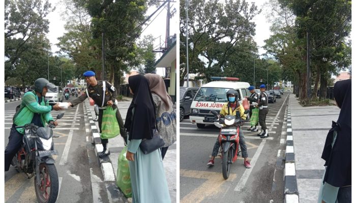 Dandenpom I/5 Medan dan Ketua Persit KCK Awali Tahun Baru Dengan Berbagi Kebahagiaan