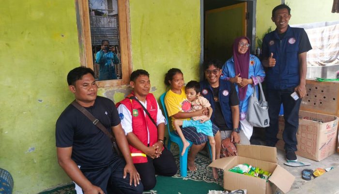 Respon Cepat Jelajah Sosial PT. Autore  Bersama LIDI Foundation Sumbawa Bantu Koban Banjir Desa Stoebrang