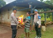 Polres Lampung Utara Salurkan Bansos kepada Korban Bencana Alam