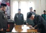 Pj Bupati Tulang Bawang Lantik Perana Putra Jadi Penjabat Sekda