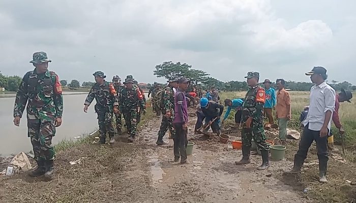 Kades Sambut Gembira Program TMMD ke-123 Kodim 0605 Subang di Desa Cilamaya Girang