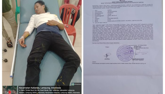 Ketua Distrik LSM GMBI Lampung Selatan Kutuk Keras Aksi Premanisme Terhadap Suherman