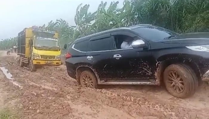 Mantan Bupati Mesuji Gercep Atasi Jalan Rusak di Mesuji