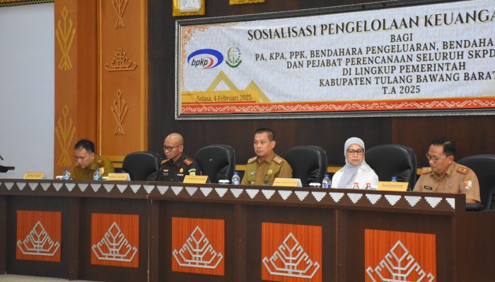 Pj Sekda Perana Buka Sosialisasi Pengelolaan Keuangan Daerah