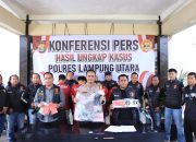 Kapolres Lampung Utara Rilis Ungkap Kasus Pencurian Mobil dan Pemerkosaan