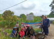 Bhabinkamtibmas Polres Lampung Utara Laksanakan Pengecekan Program Ketahanan Pangan Bergizi