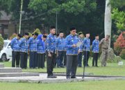 Jelang Purnatugas, Pj Bupati Nukman Pamitan ke Pegawai Pemkab Lambar