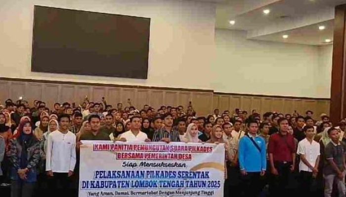 PPS dan KPPS Deklarasi Damai Pilkades Serentak Loteng 2025