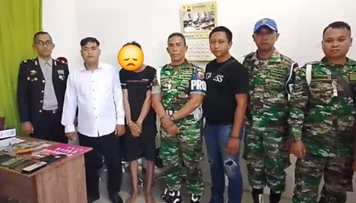 Koramil 10 Tanjung Medan Bersama Unit Intel Kodim O209/LB Berhasil Ungkap Peredaran Sabu