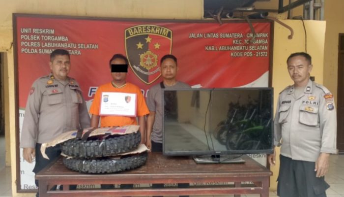 Polsek Torgamba Ungkap Pelaku Curat di Rumah Pegawai BUMN