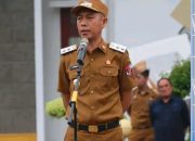 Wakil Bupati Lampung Utara Memimpin Apel Pagi di lingkungan Pemkab