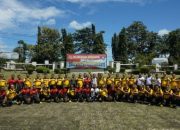 Tingkatkan Sinergitas TNI- Polri, Polres Lampung Utara Gelar Olahraga Bersama