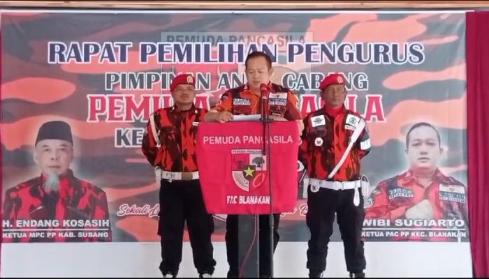 Rapat Pemilihan Pengurus PAC Pemuda Pancasila Blanakan Tahun 2025, Ketua MPC : Dukung Program Bupati dan Wakil Subang dan Jalankan Fungsi Kontrol Sosial