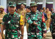 Dandim 0412/Lampung Utara, Letkol Inf Hery Eko Prabowo, Terima Kunjungan Tim Wasev Mabes TNI AD dalam Rangka TMMD Ke-123 di Desa Subik
